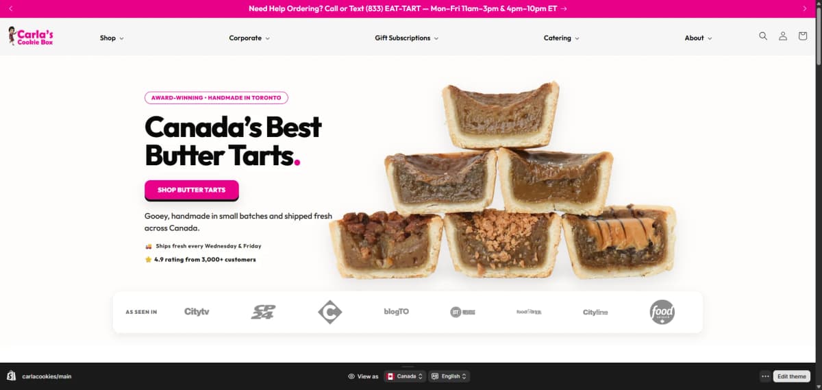 Carla's Cookie Box storefront — image 1 of 6